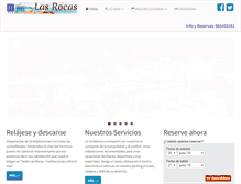Tablet Screenshot of hotelasrocas.com